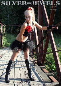 Silver Jewels Alice Black Boots 1